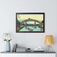 Under Mannen Bridge at Fukagawa - Katsushika Hokusai