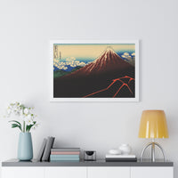 Rainstorm Beneath the Summit - Katsushika Hokusai