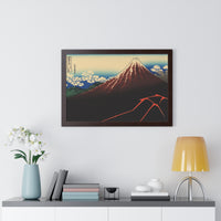 Rainstorm Beneath the Summit - Katsushika Hokusai