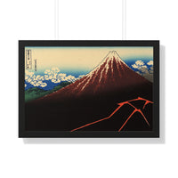 Rainstorm Beneath the Summit - Katsushika Hokusai