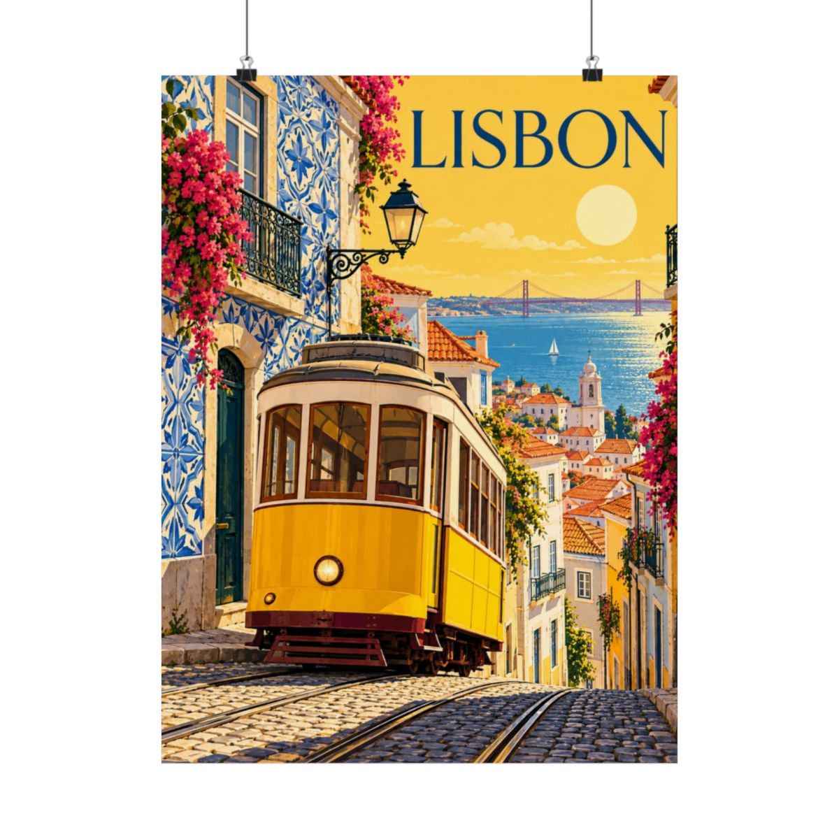 Lisbon Tram Poster