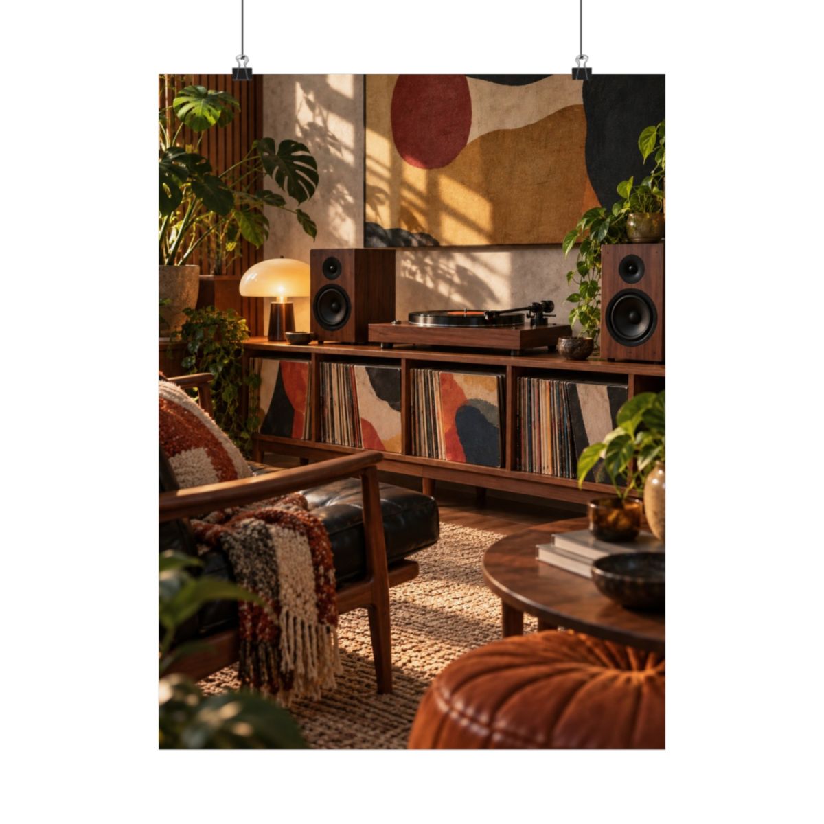 Vinyl Listening Room Poster