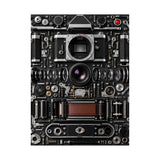 Analog Camera Exploded View Poster