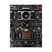 Analog Camera Exploded View Poster