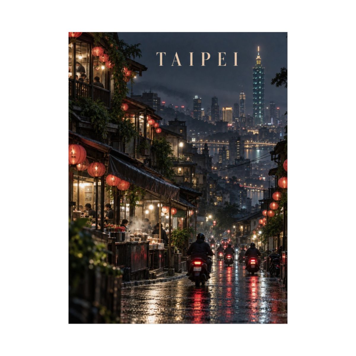 Taipei Night Market Poster