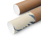 Cyanotype Fern Herbarium Poster