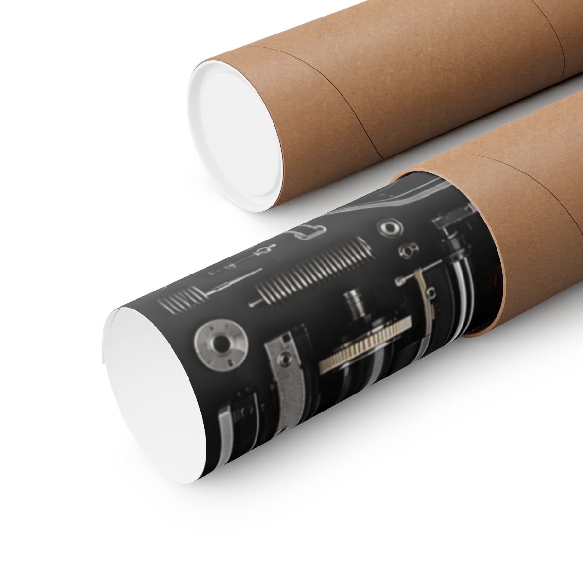 Analog Camera Exploded View Poster
