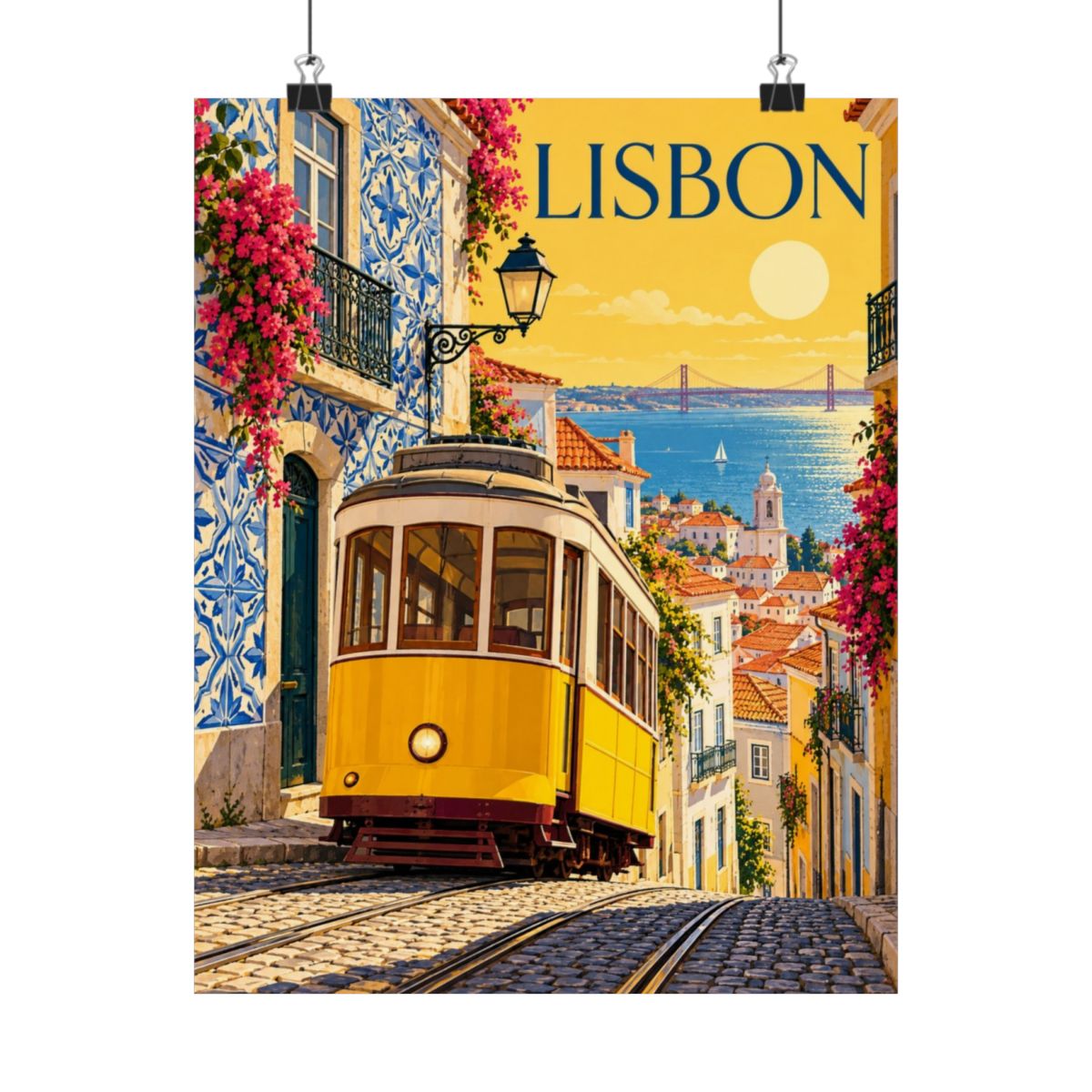 Lisbon Tram Poster