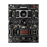 Analog Camera Exploded View Poster