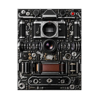 Analog Camera Exploded View Poster