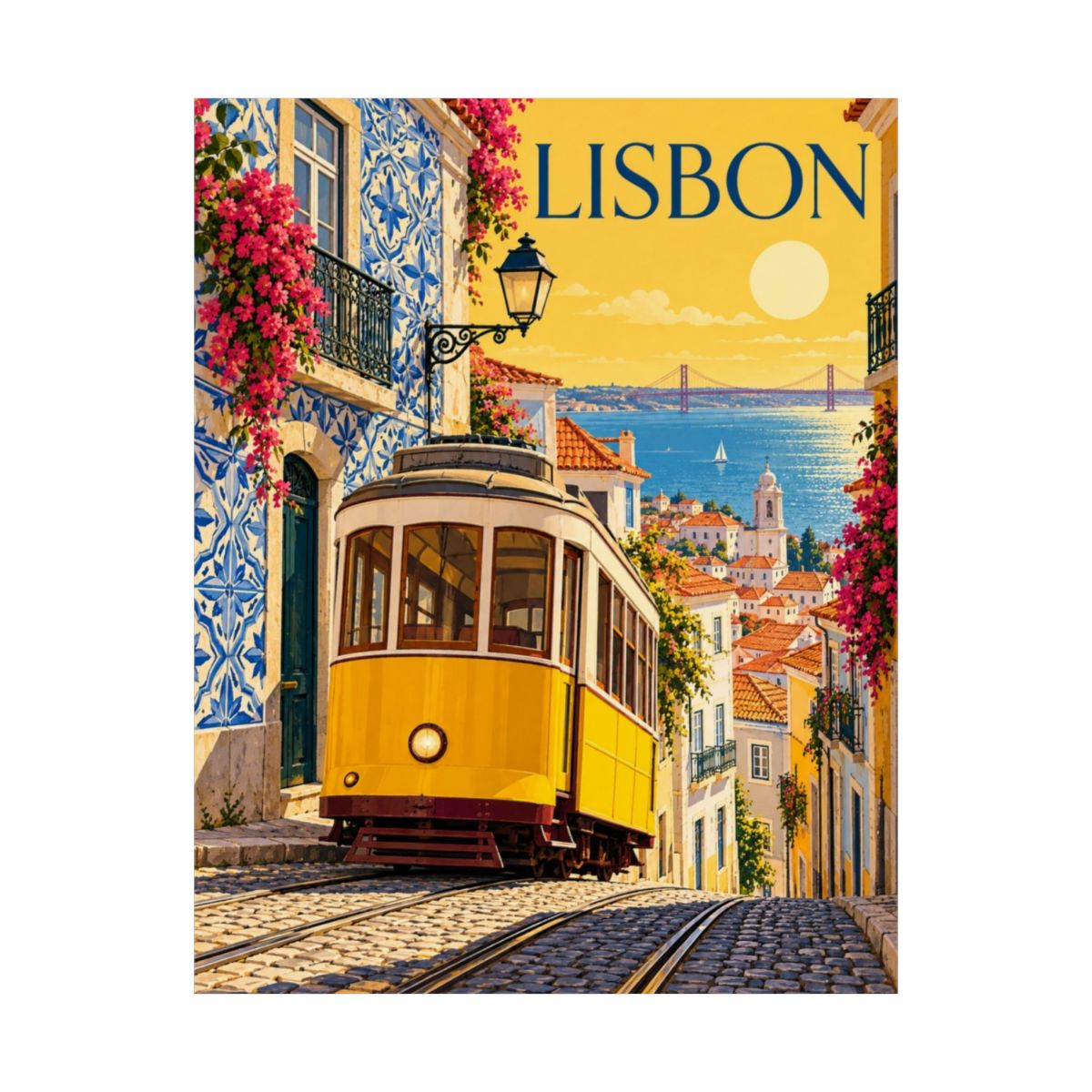 Lisbon Tram Poster