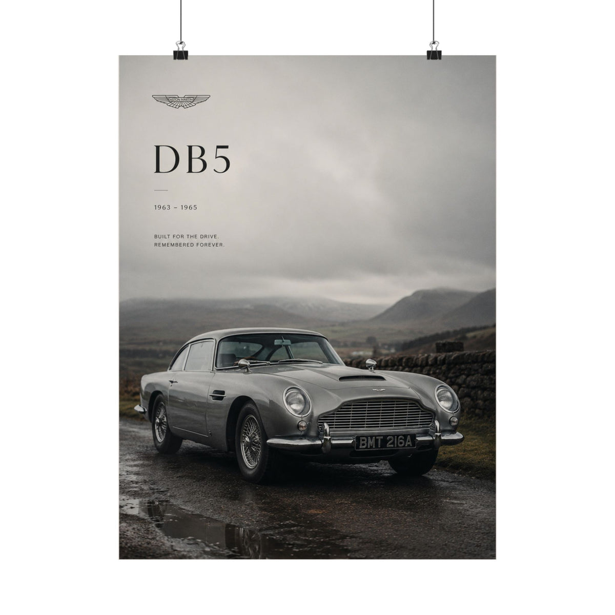 Aston Martin DB5 Poster