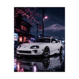 Neon Sakura Supra Poster