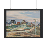 Cottages at North Truro - Edward Hopper Poster