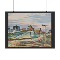Cottages at North Truro - Edward Hopper Poster