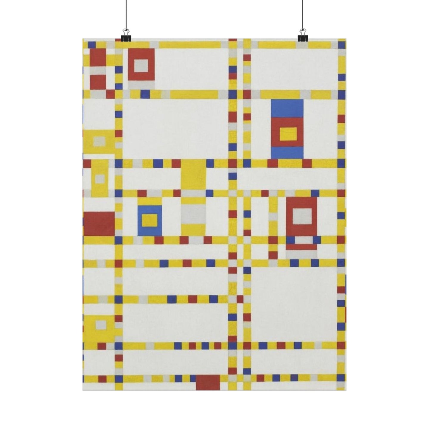 Broadway Boogie Woogie - Piet Mondrian Poster