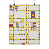 Broadway Boogie Woogie - Piet Mondrian Poster