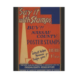 Say It With Stamps - Work Projects Administration Poster