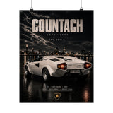 Countach Lamborghini — Matte Art Poster