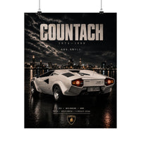 Countach Lamborghini — Matte Art Poster
