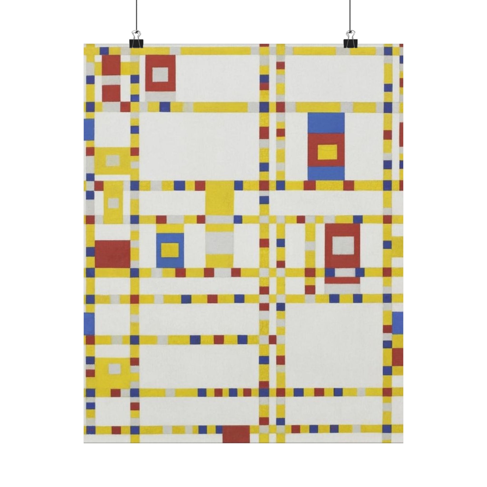Broadway Boogie Woogie - Piet Mondrian Poster