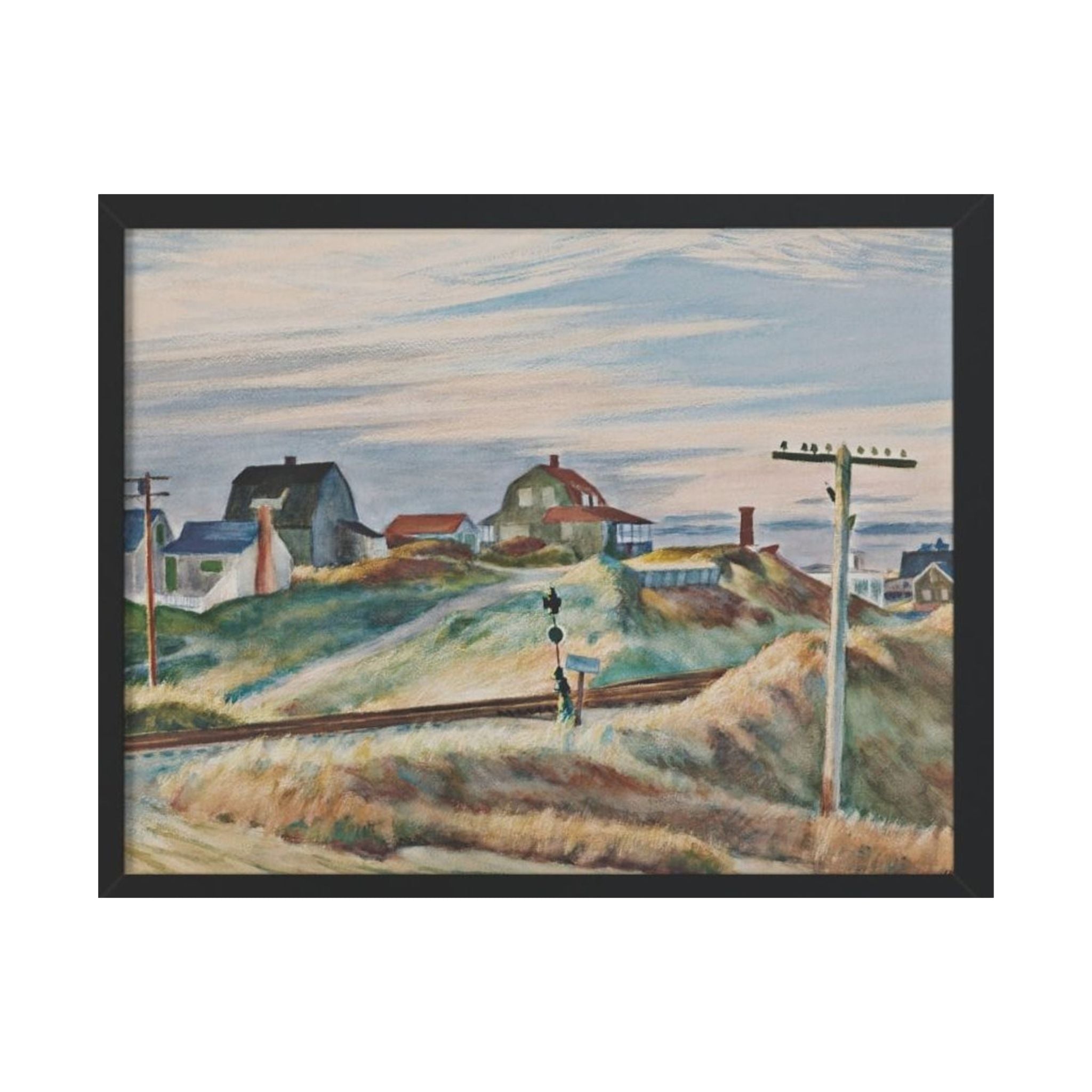 Cottages at North Truro - Edward Hopper Poster