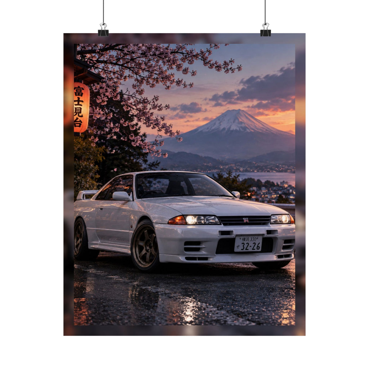 Fuji Skyline GT-R Poster