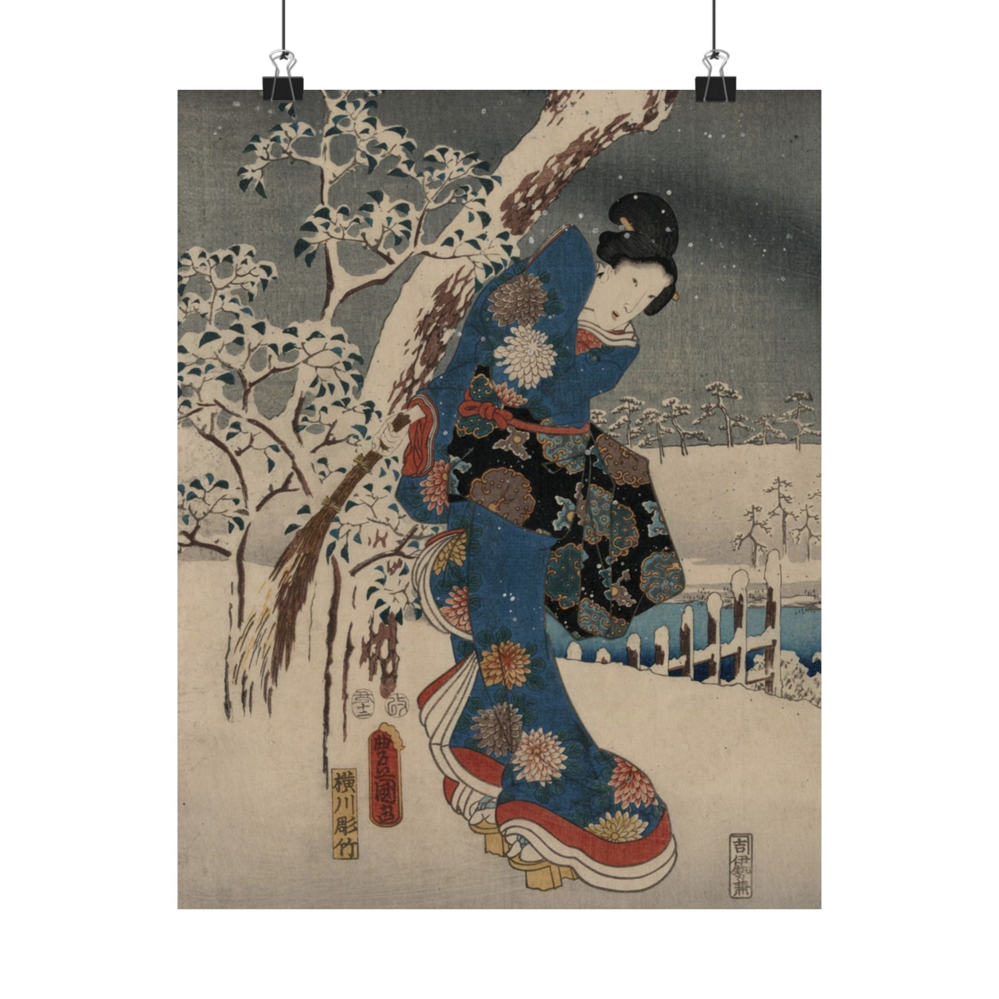 Tale of Genji, Part I - Toyokuni Utagawa Poster