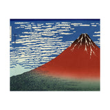 South Wind, Clear Sky (Red Fuji) - Katsushika Hokusai Poster