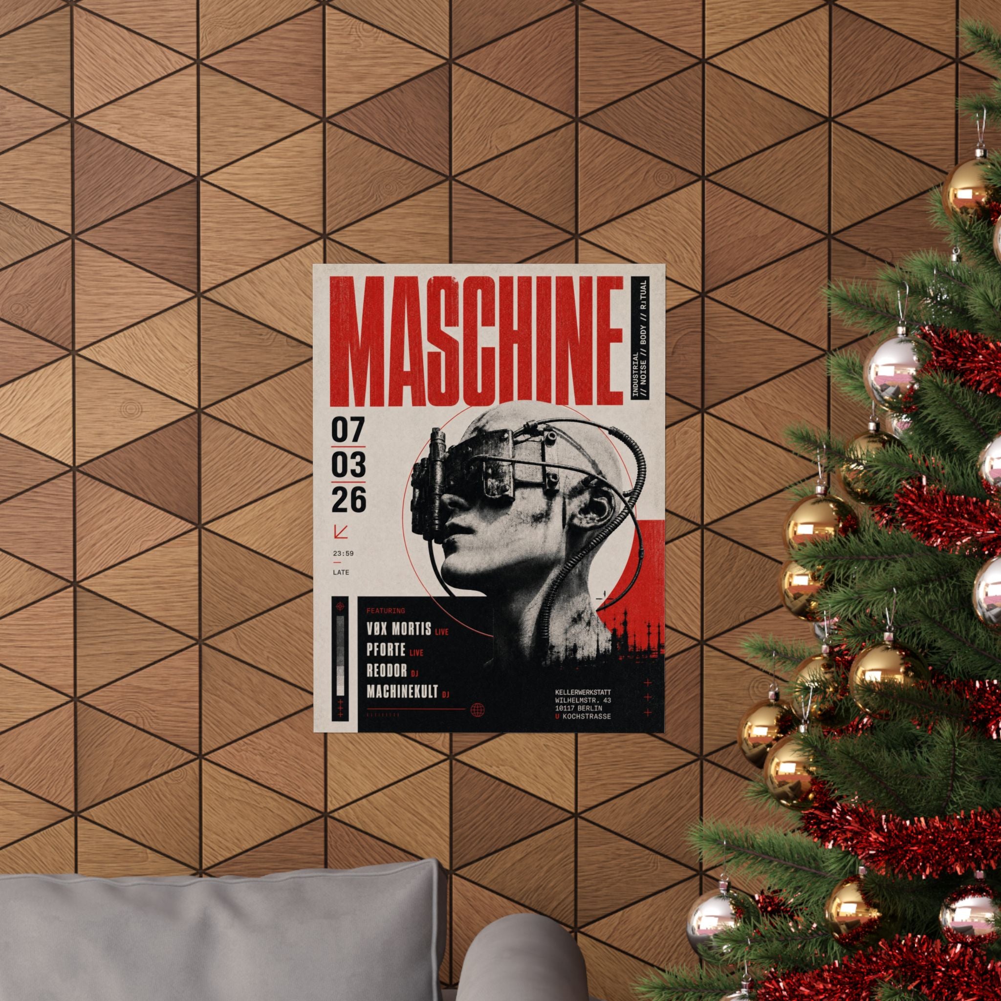 Machine Vision Head — Matte Art Poster