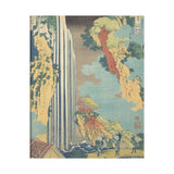 Ono Waterfall on the Kisokaidō - Hokusai Poster