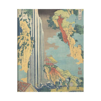 Ono Waterfall on the Kisokaidō - Hokusai Poster