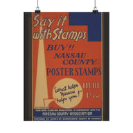 Say It With Stamps - Work Projects Administration Poster
