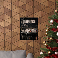 Countach Lamborghini — Matte Art Poster