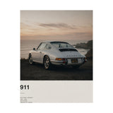 Porsche 911 Classic Poster