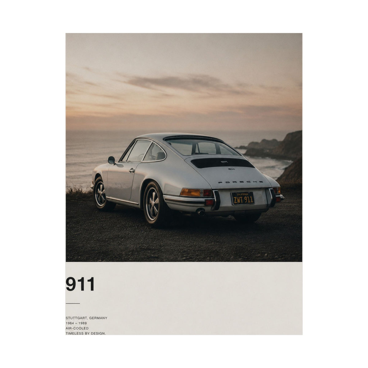 Porsche 911 Classic Poster
