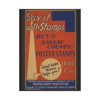 Say It With Stamps - Work Projects Administration Poster