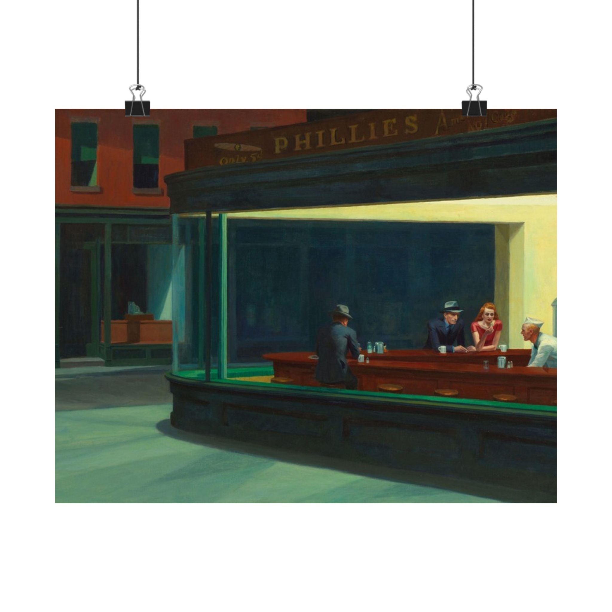 Nighthawks - Edward Hopper 1942 Poster