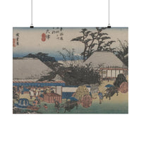 Otsu, The Fifty Three Stations of the Tokaido - Ando Hiroshige Poster