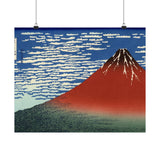 South Wind, Clear Sky (Red Fuji) - Katsushika Hokusai Poster