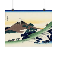 Inume Pass, Kōshū - Katsushika Hokusai Poster