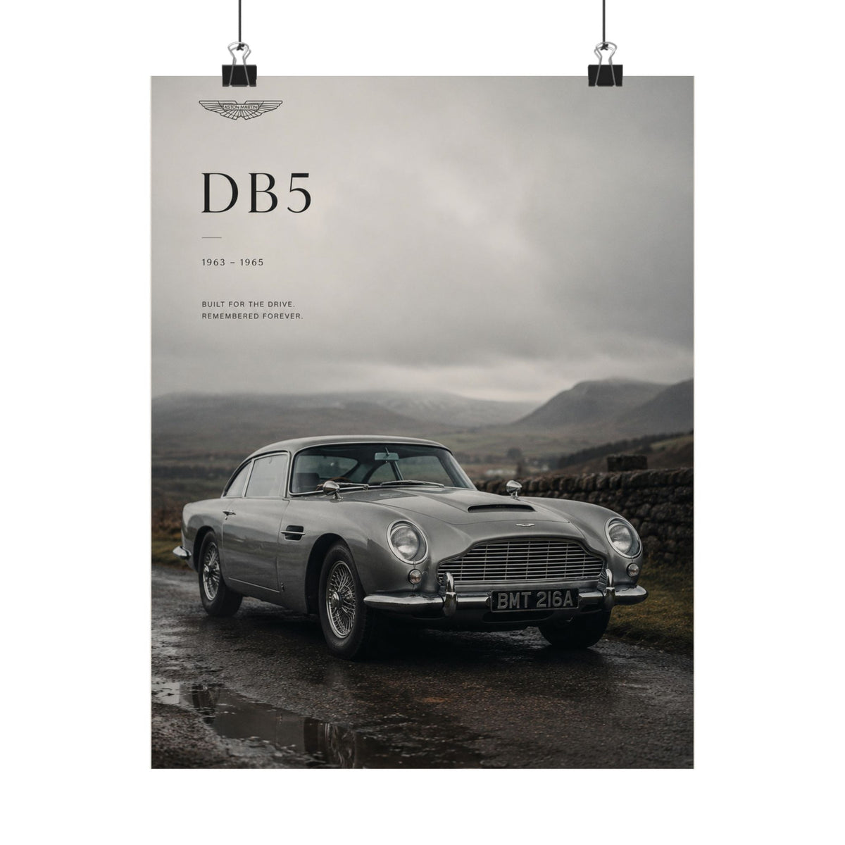 Aston Martin DB5 Poster