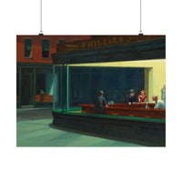 Nighthawks - Edward Hopper 1942 Poster