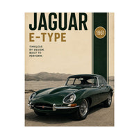 Jaguar E-Type Poster