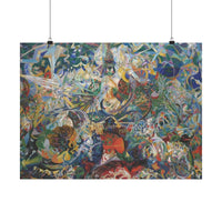 Battle of Lights, Coney Island, Mardi Gras - Joseph Stella Poster