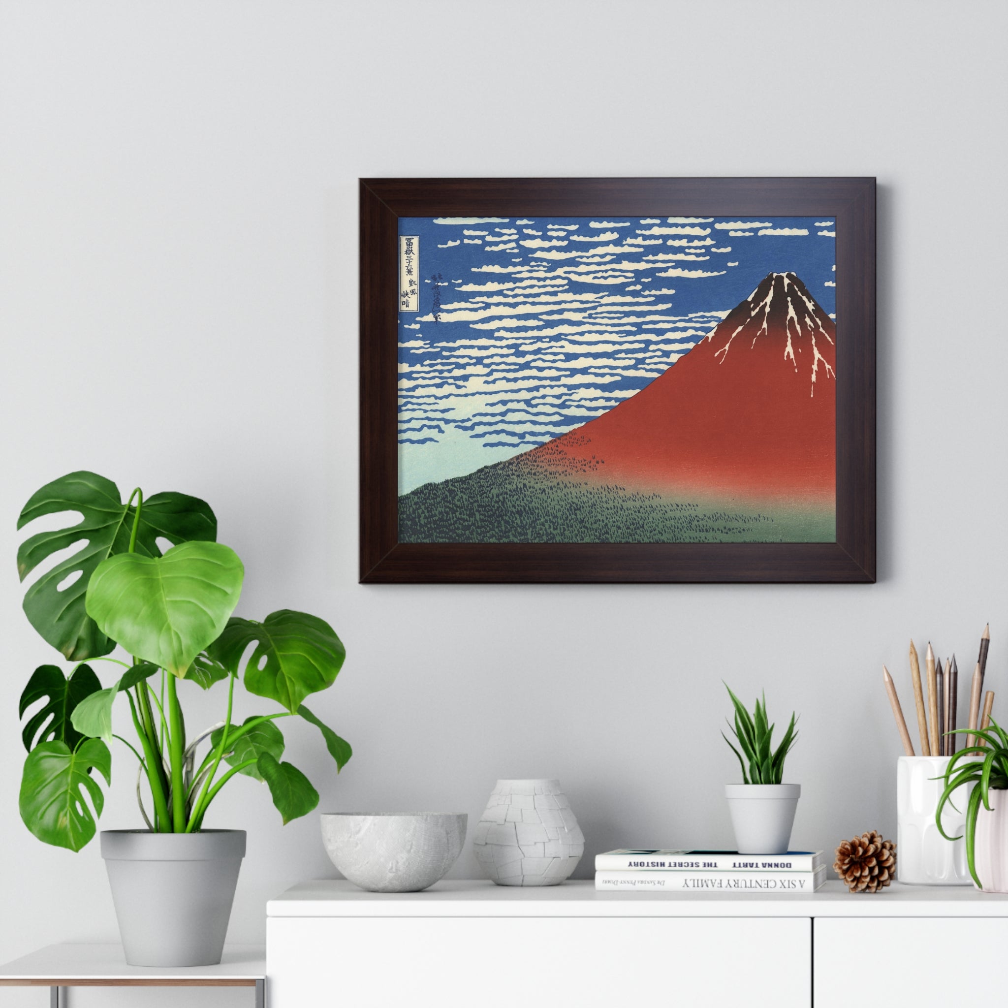 South Wind, Clear Sky (Red Fuji) - Katsushika Hokusai – PosterUp