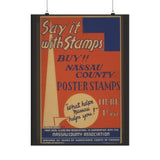 Say It With Stamps - Work Projects Administration Poster