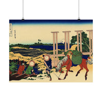 Senju, Musashi Province - Katsushika Hokusai Poster