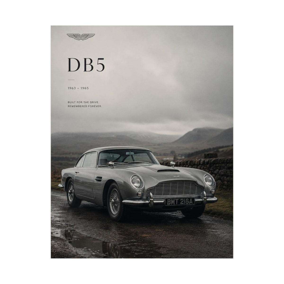 Aston Martin DB5 Poster