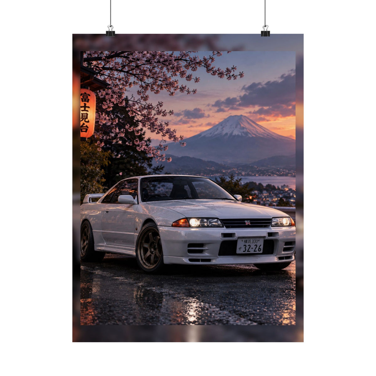 Fuji Skyline GT-R Poster